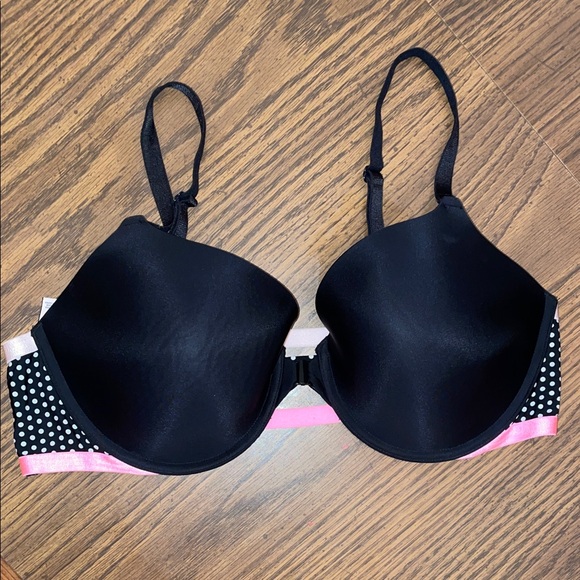 Victoria's Secret Black Bra front closure 38D - Picture 1 of 4
